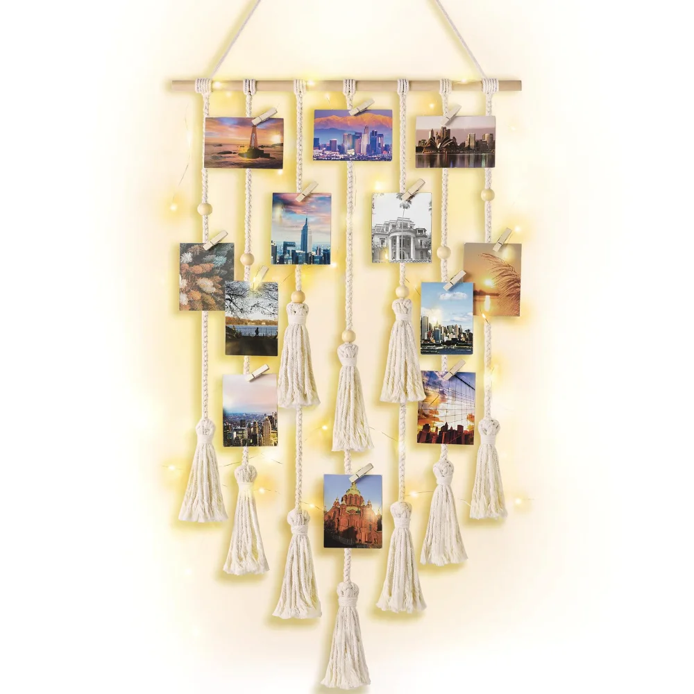 Hanging Photo Display, Ivory