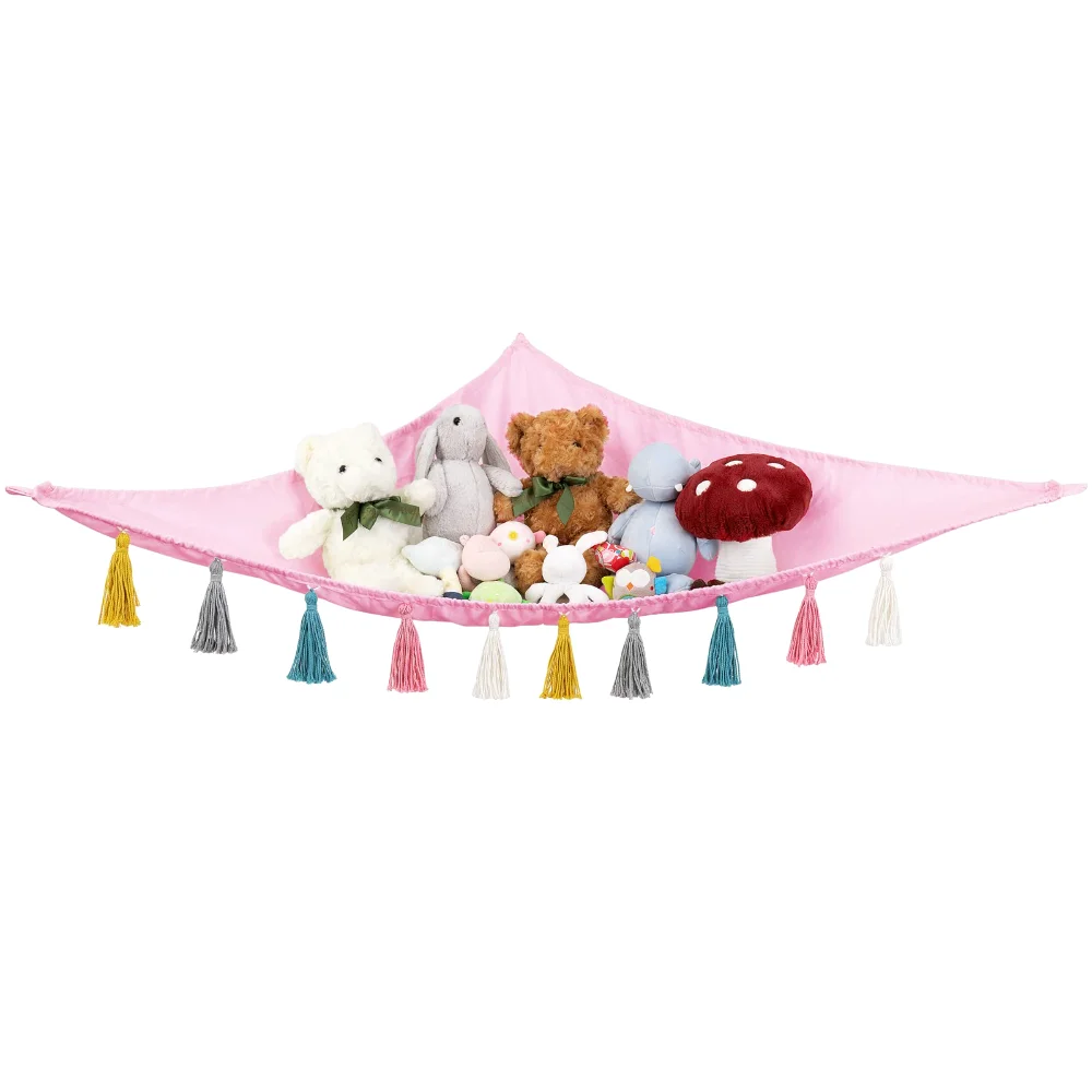 Stuffed Animal Toy Hammock, Pink